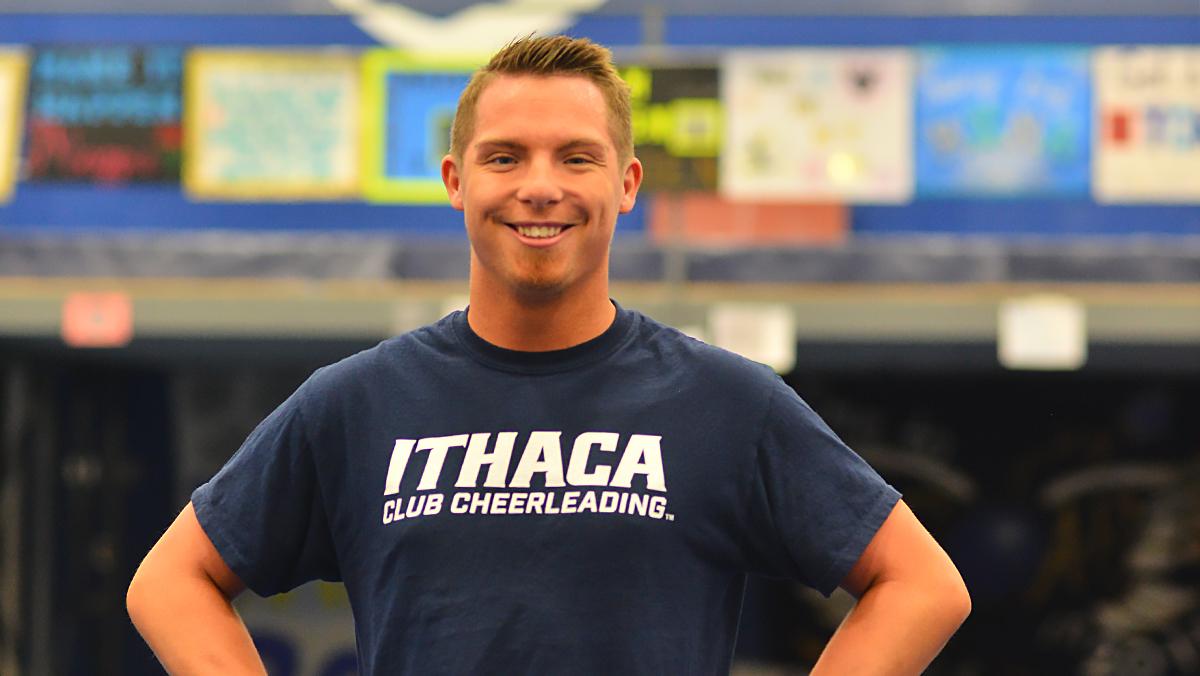 Cheerleading team welcomes first male member this year
