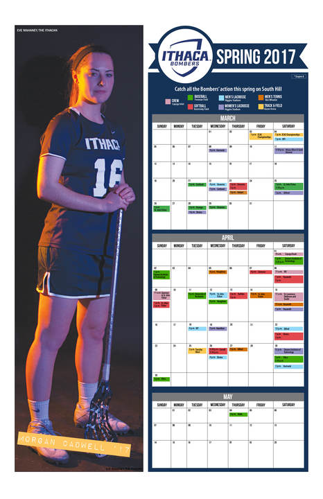 Spring sports calendar 2017
