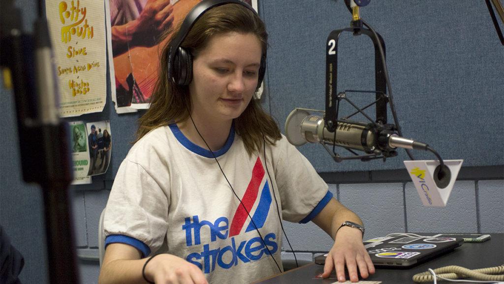 Sophomore Haley Goetz, current programs director of VIC Radio, led part of the 31st annual 50-Hour Marathon to support charities. Goetz works as the programs director of VIC Radio