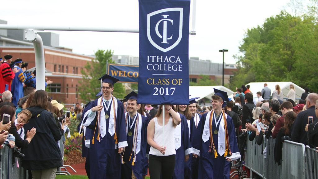 The+Ithacans+for+Commencement+Reform%2C+a+group+of+parents+who+want+students%E2%80%99+names+called+at+Commencement++ceremonies%2C+say+that+they+are+working+with+President+Shirley+M.+Collado+to+find+a+solution+to+their+problems.
