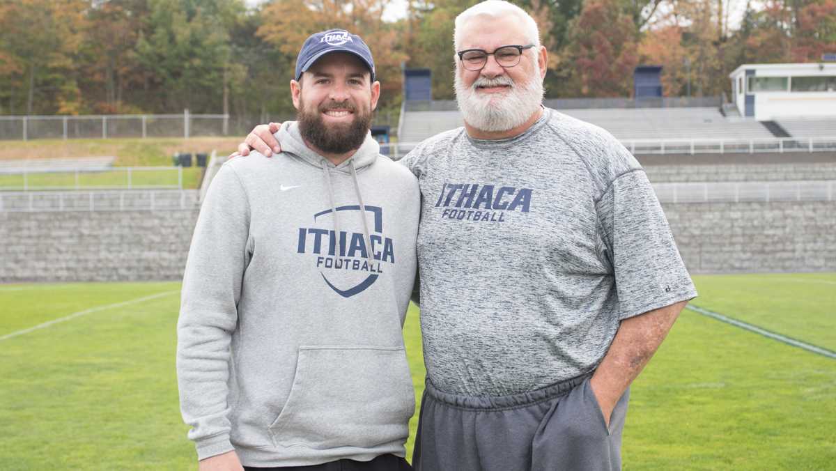 Father and son tackle coaching football together