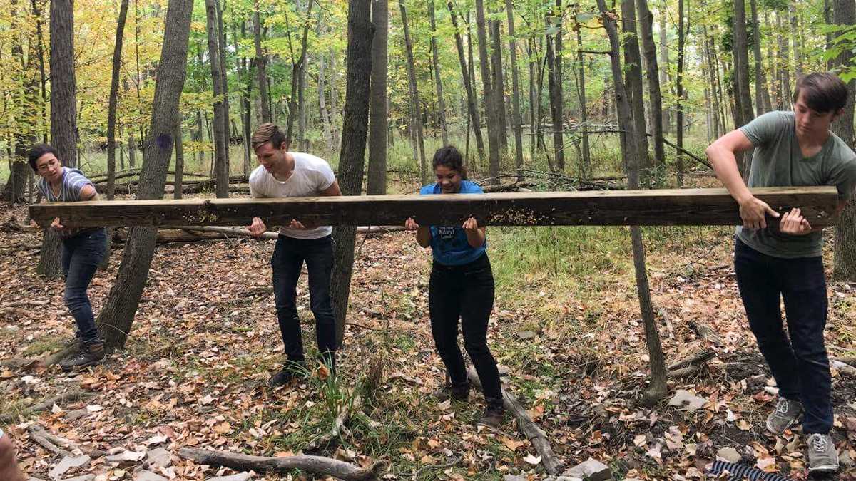 WATCH: Student workers maintain the Ithaca College Natural Lands