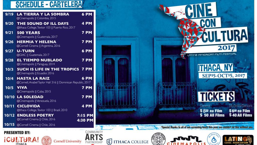 The festival features 12 Latin American films. All the films are in Spanish or Portuguese, and will be showing at local venues. General admission is $8.50 and student/senior tickets are $6.00. The festival started on Sept. 19 and will end on Oct. 15. 