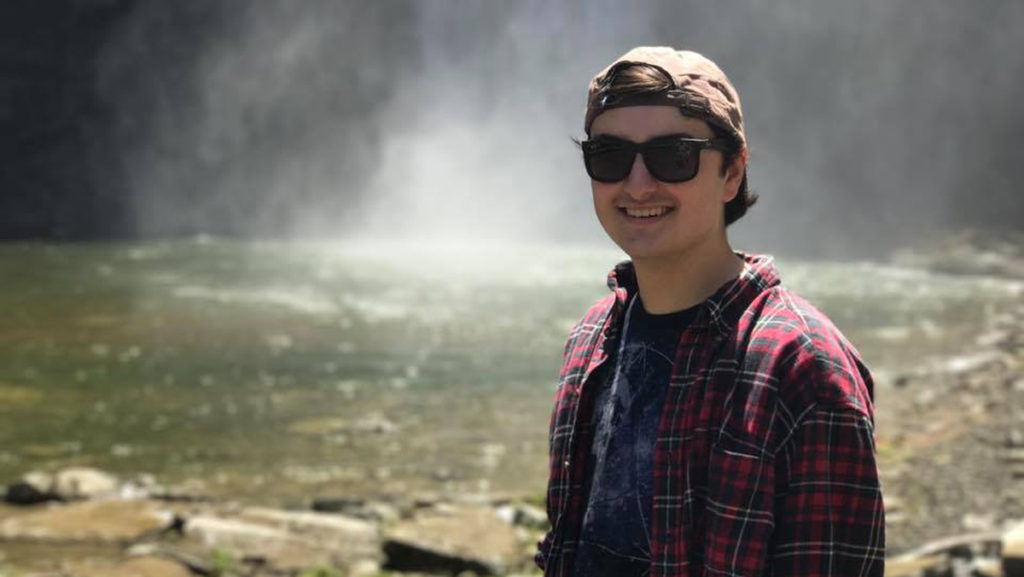 Junior Kevin Wynn, pictured above, was studying theater technology and design at the University at Buffalo before he transferred to Ithaca College to pursue what he calls a more secure future.