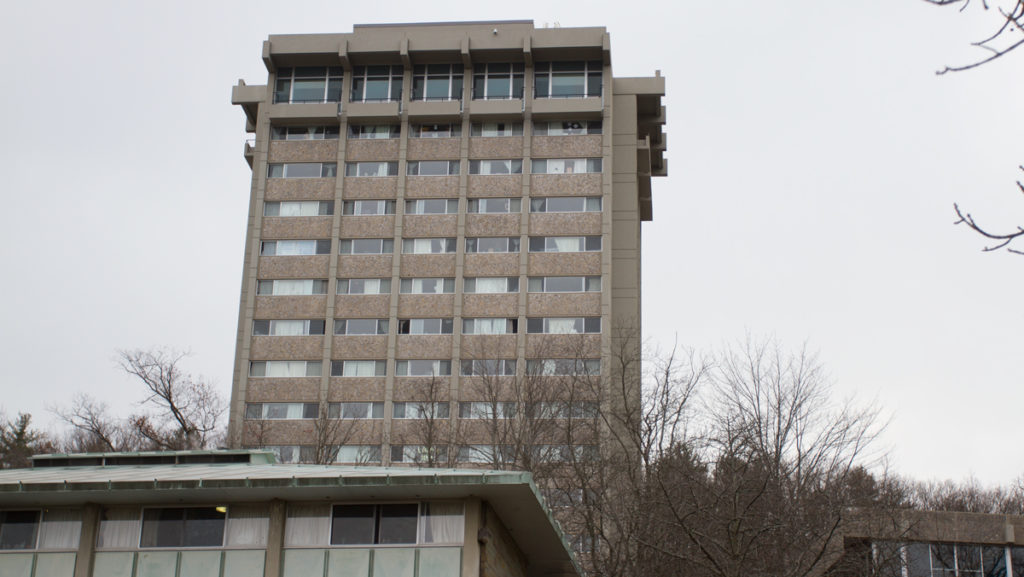 A student has been judicially referred for drawing a swastika on the dorm door of another student in East Tower on Nov. 17.
