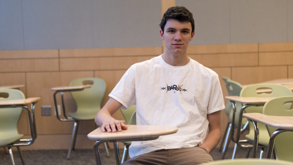 Mike Zilvetti, a sophomore integrated marketing communications major, has curated his own clothing brand. Barbed NYC is a lifestyle brand influenced by skateboard culture, hip-hop culture and New York City. 