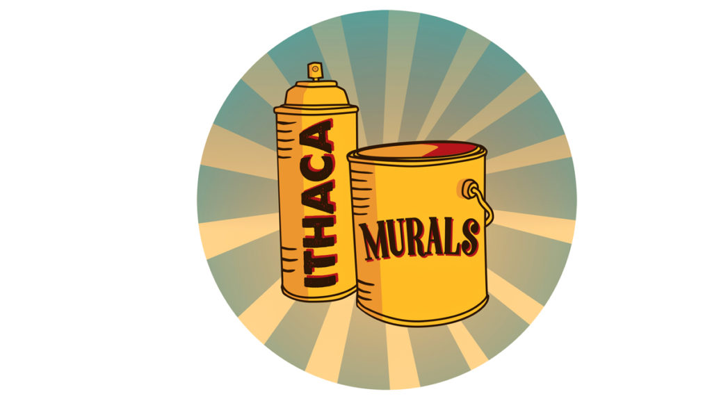 Ithaca Murals is a group that connects muralists with workspaces around Ithaca. The organizer of the organization, Caleb Thomas founded Justice Walls, a contest to promote more artist recognition through the painting of murals.