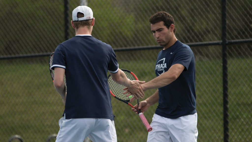WATCH: Lone senior takes charge of mens tennis team