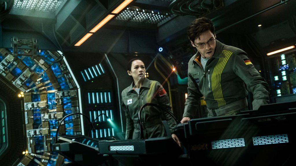 The most recent installment in the Cloverfield science fiction franchise, The Cloverfield Paradox follows a group of scientists aboard an experimental satellite called the Cloverfield Station.