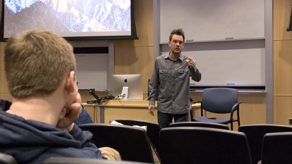 Josh Rivedal, a playwright, author and mental health advocate, came to campus to discuss depression and suicide March 1.