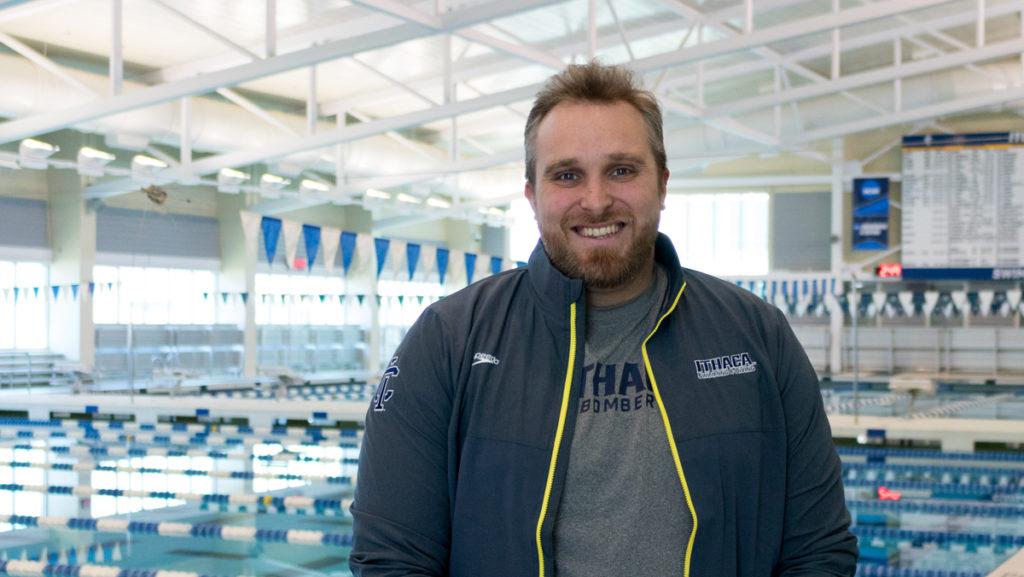 Chris Griffin, diving coach and assistant aquatics coordinator, coached five divers to the NCAA Division III Swimming and Diving Championships this season in Indianapolis.
