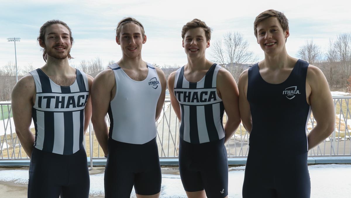 Two-of-a-kind rowers train for men’s crew team