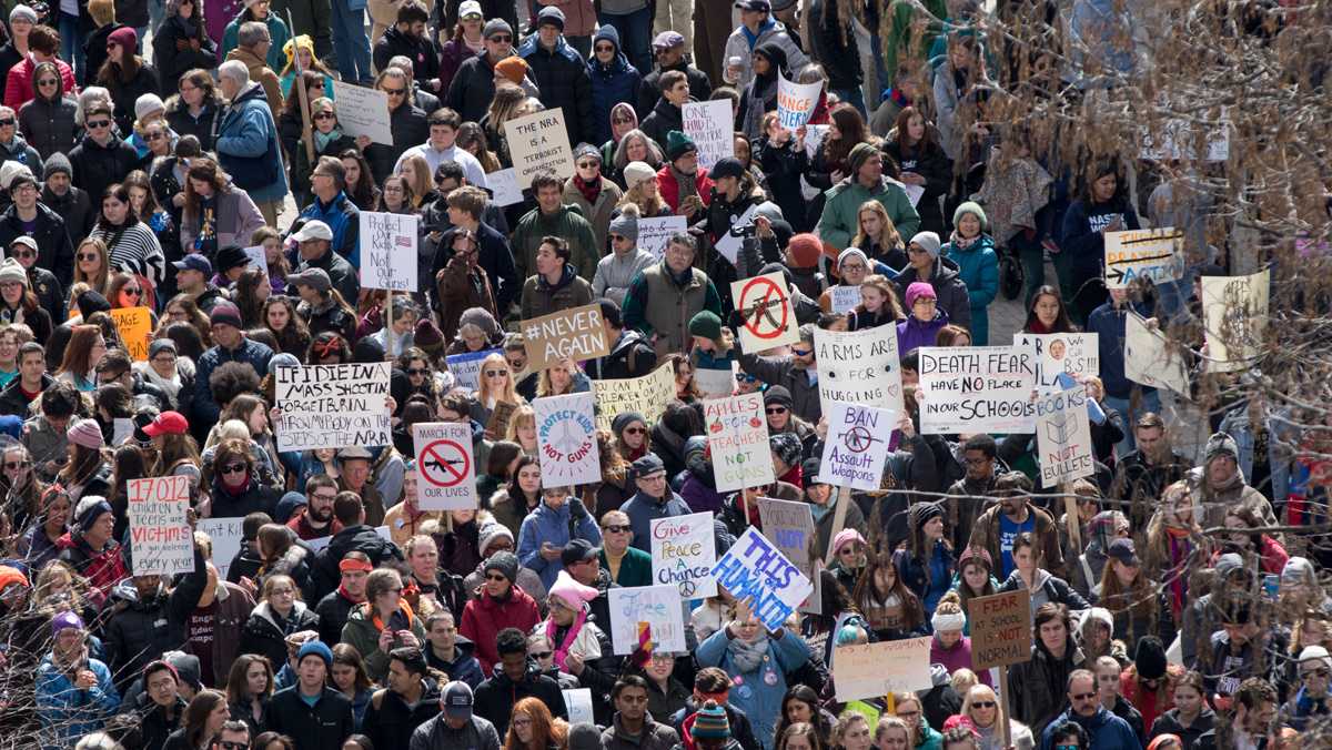 WATCH: Ithaca community rallies at March for Our Lives
