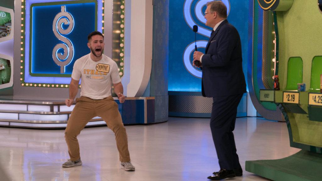 Senior Dominic Tibbetts won $10,000 on The Price is Right, which aired March 23.