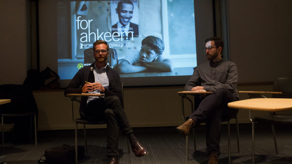 Jeremy Levine ’06 and Landon Van Soest ’04 produced a documentary “For Ahkeem,” which is featured in the 20th Finger Lakes Environmental Film Festival. Film screenings are held on campus and at Cinemapolis. 	