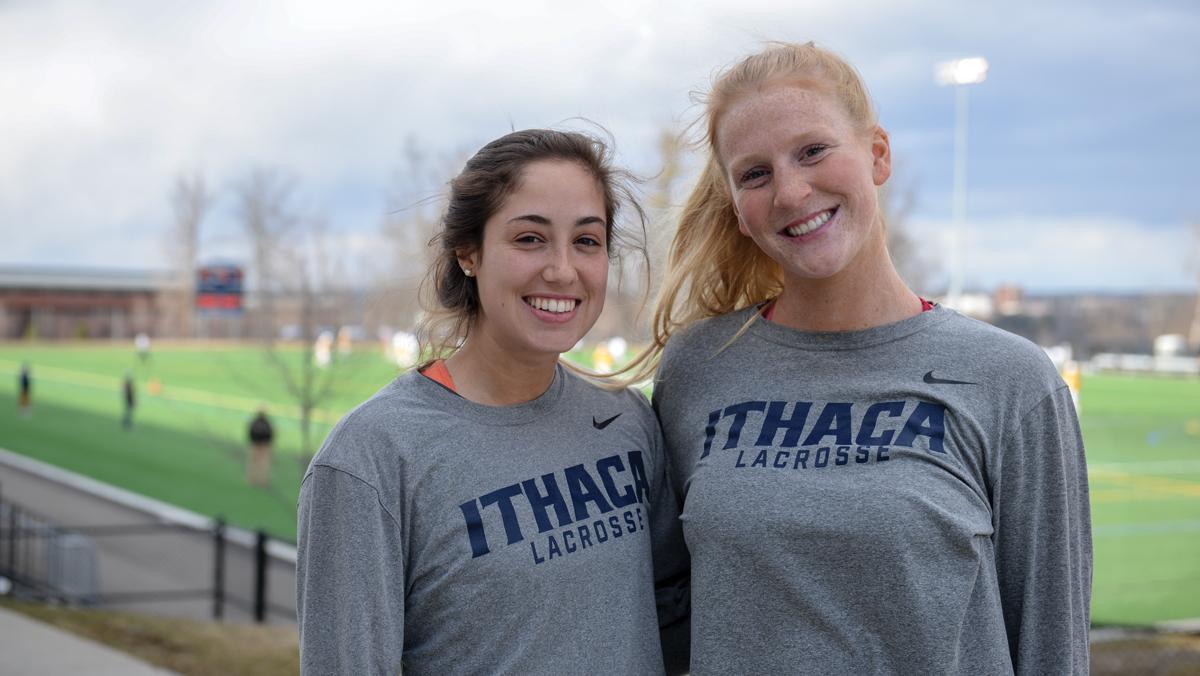WATCH: Childhood friends become IC women’s lacrosse teammates