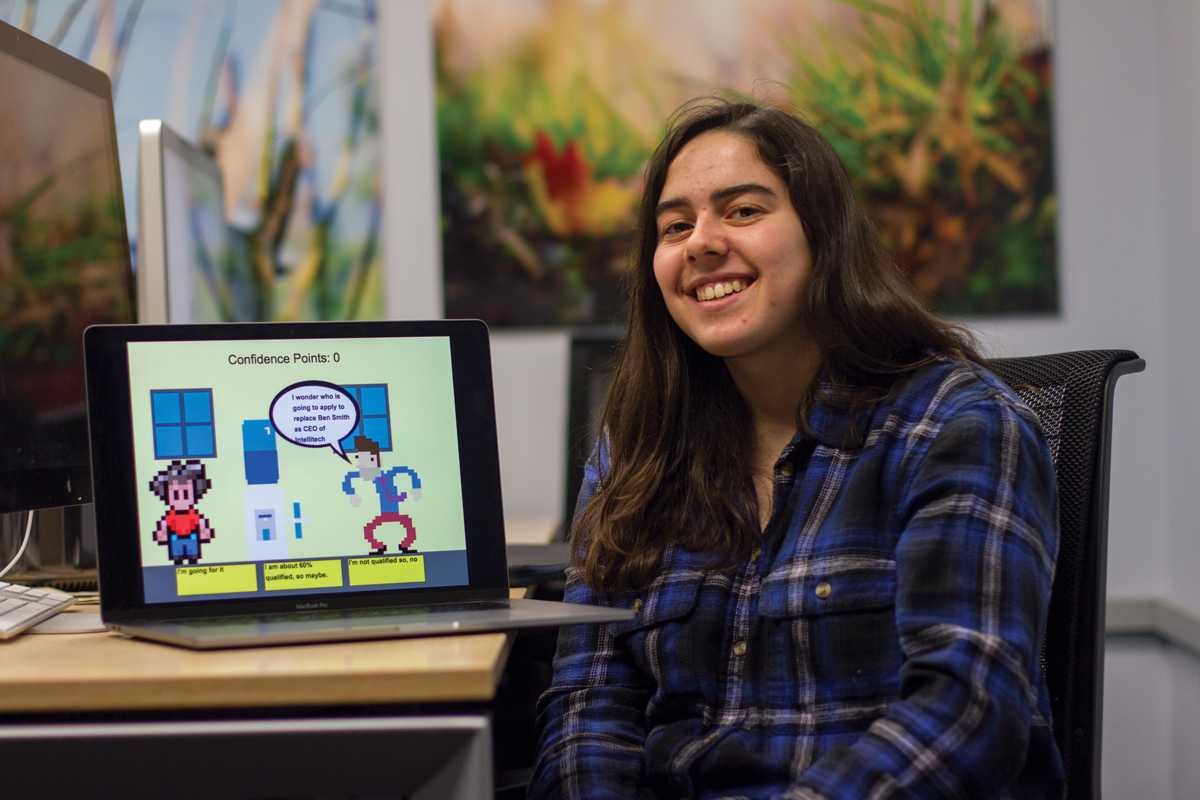 Q&A: Student designs video game to combat sexism