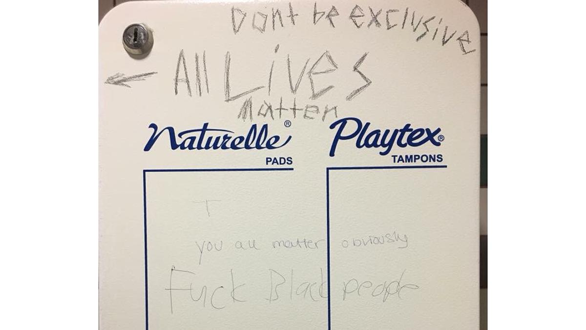 UPDATE: Racist message found in Williams Hall bathroom