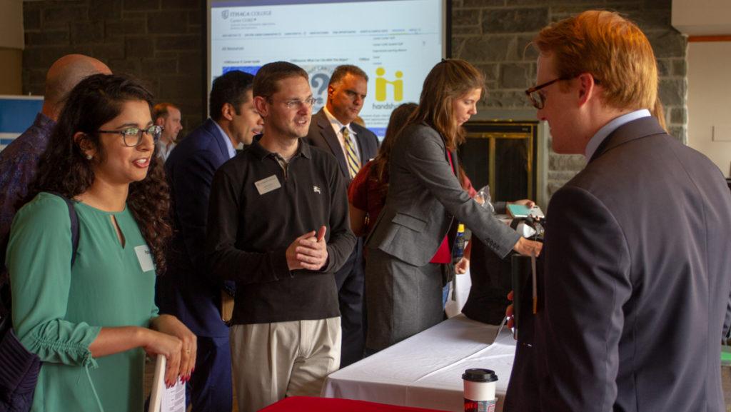 The Industry-Focused Business and Management Career Fair was open to all students and offered attendees the oppurtunity to speak with employers about jobs, internships and their respective industries.