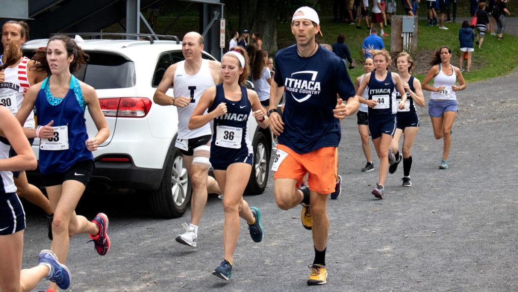 The Ithaca College mens and womens cross-country teams hosted the Jannette Bonrouhi-Zakiam Memorial Alumni Run on Sept. 1.