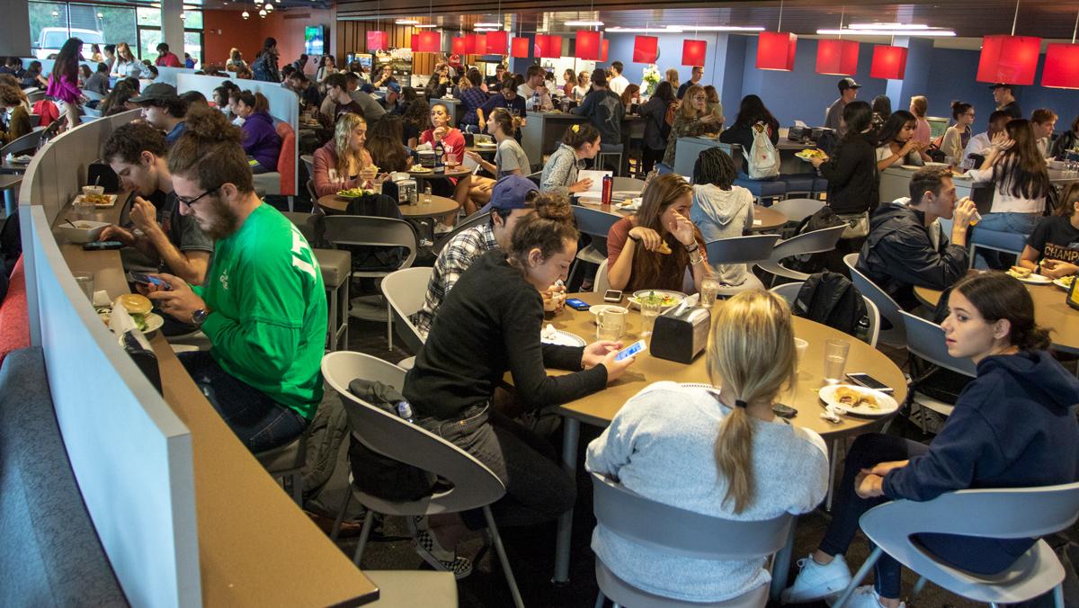 Campus Center Dining Hall lacks space for large numbers of students
