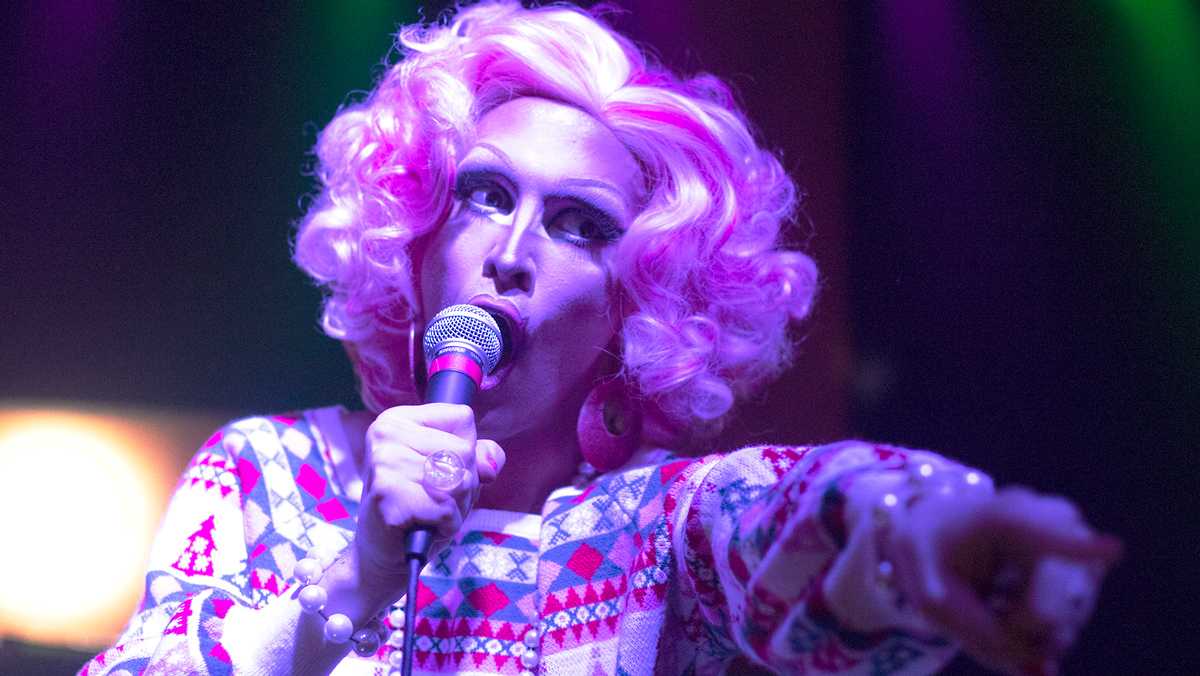 Performers dress up and dance at downtown bar’s Drag Night