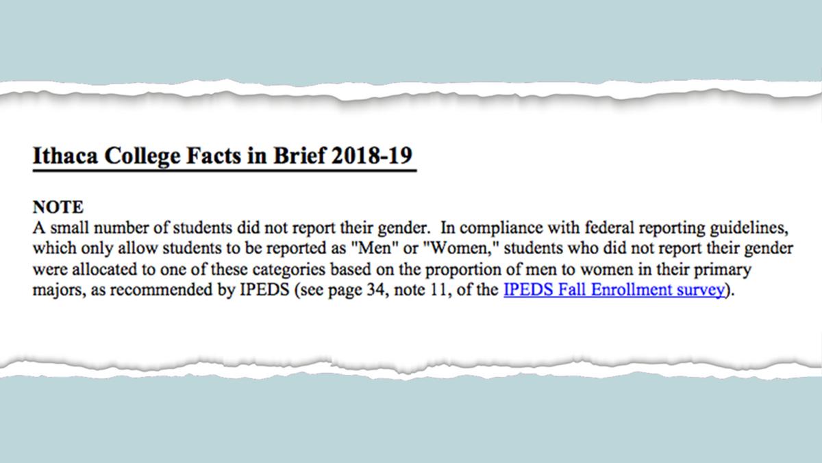 Nonbinary students missing from college data