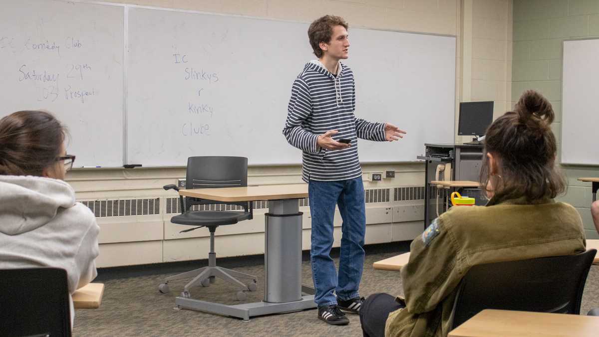 Students gain confidence through stand up and sketch comedy