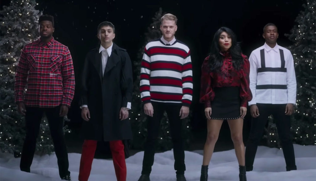 The five-person a cappella group Pentatonix released another Christmas album, Christmas Is Here! 