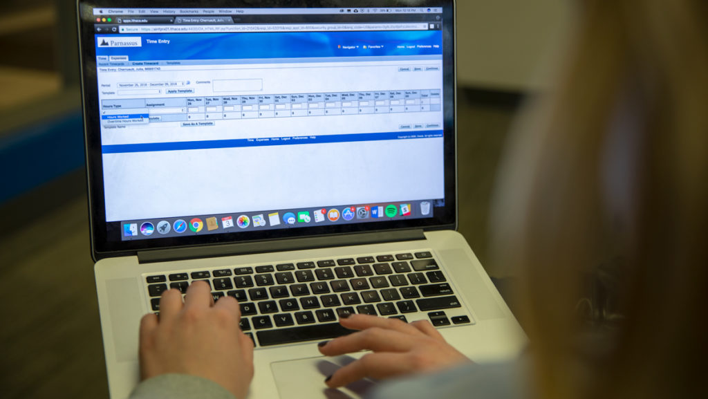 Ithaca College's Office of Human Resources will be transitioning to a new software program for employee hiring and payroll. The current software, Parnassus, will officially be replaced by Human Capital Management in Spring 2019.