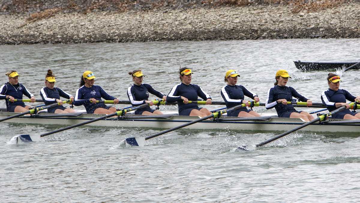 Women’s crew opens season with tri-meet at Cayuga Duels
