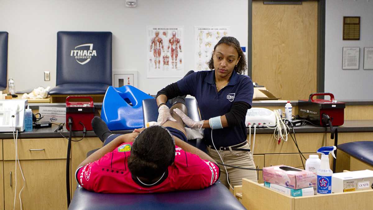 Competing and Treating: Student-athletes thrive in athletic training program