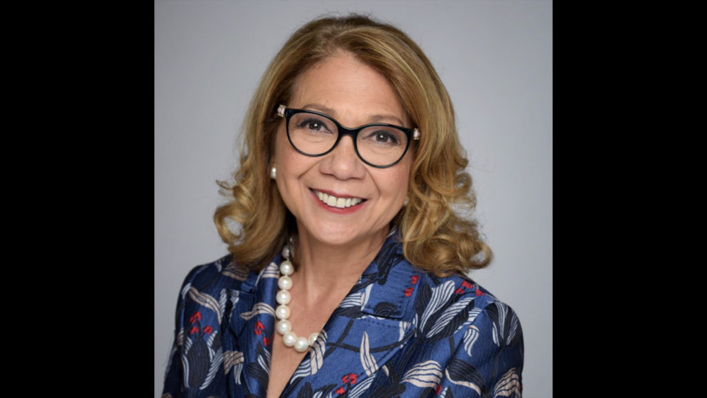 Mildred García, president of the American Association of State Colleges and University, will deliver the main address to the class of 2019 at Commencement.