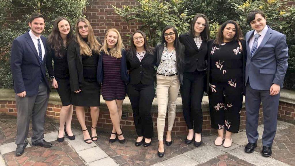 The Ithaca College mock trial team competed in the Opening Round Championship Series Tournament, a  national competition hosted by the American Mock Trial Association in Virginia from March 15 to 17.  