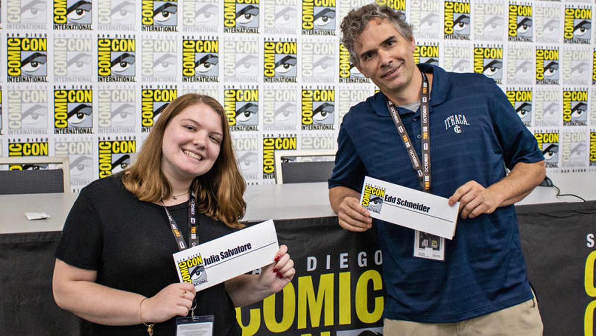 Students discover niche research opportunities at Comic-Con
