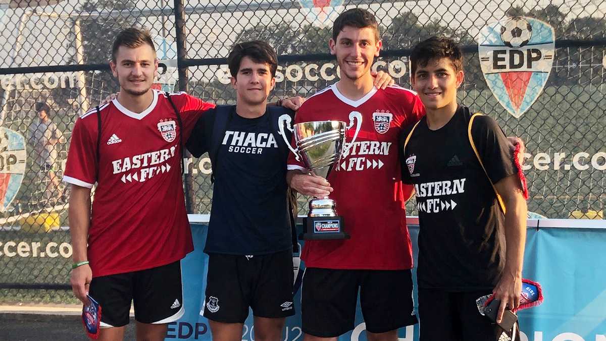 Men’s soccer teammates secure summer league championship win