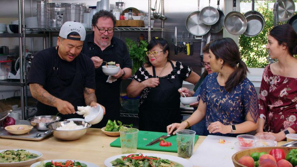 The Chef Show follows Jon Favreau and chef Roy Choi as they whip up mouth-watering food. The documentary-style series is a spin off of the movie Chef by Favreau. 