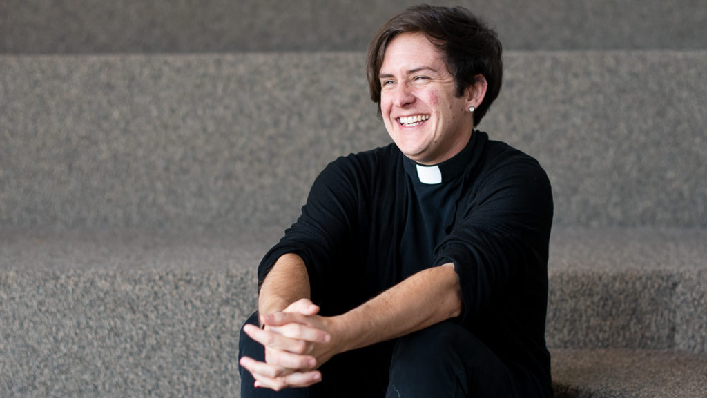 Reverend M. Barclay is an ordained deacon in The United Methodist Church and was brought to the college for a discussion series titled “The Sacred and the Strange: A Very Queer Spirituality.” 
