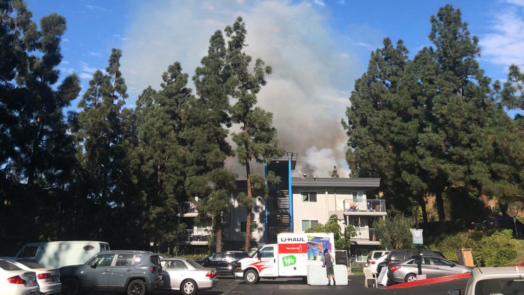 The Los Angeles Police Department responded to a brush fire Nov. 9 near the AVA Toluca Hills Apartments complex — where students in the college’s Los Angeles program reside — at 3600 Barham Boulevard.