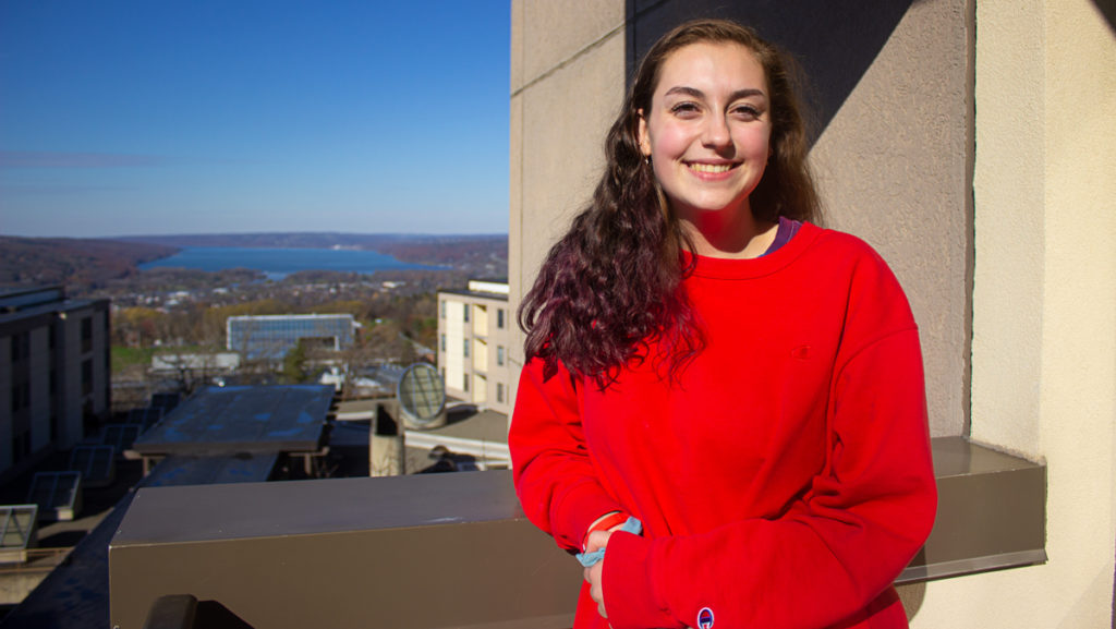 Junior McKinley Walsh, a Resident Assistant at Terrace Residence Hall 3, was selected as the Regional Resident Assistant of the Month for September 2019. 