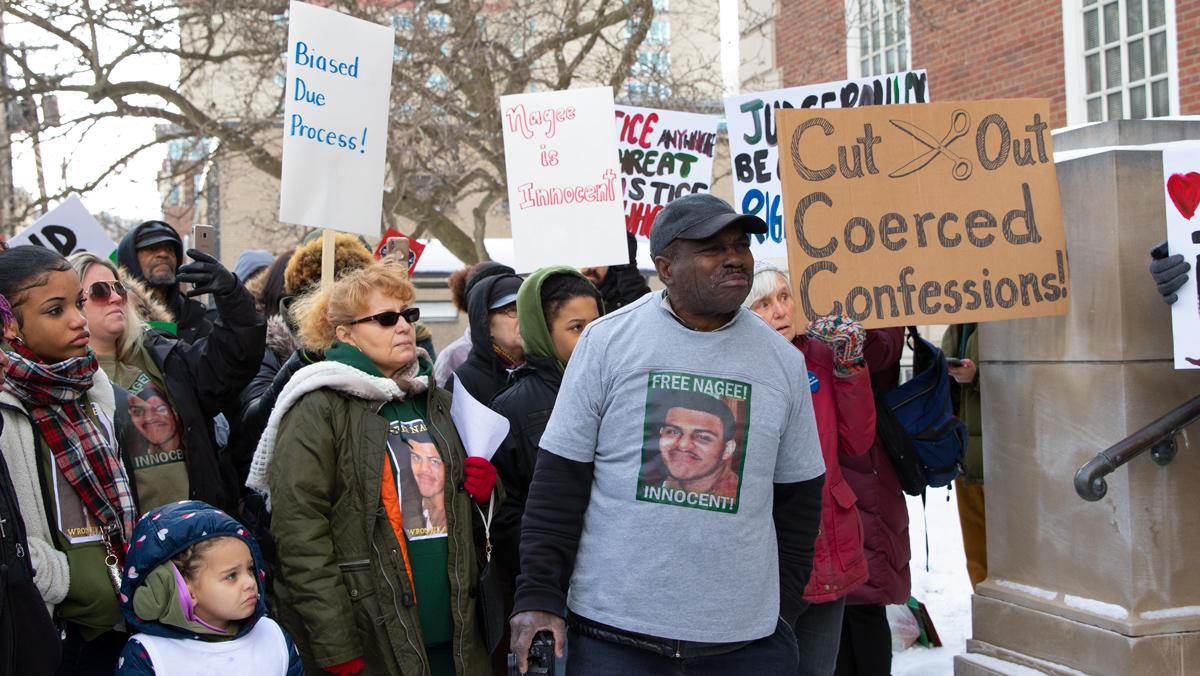 Rally held to free man convicted of murder of IC student