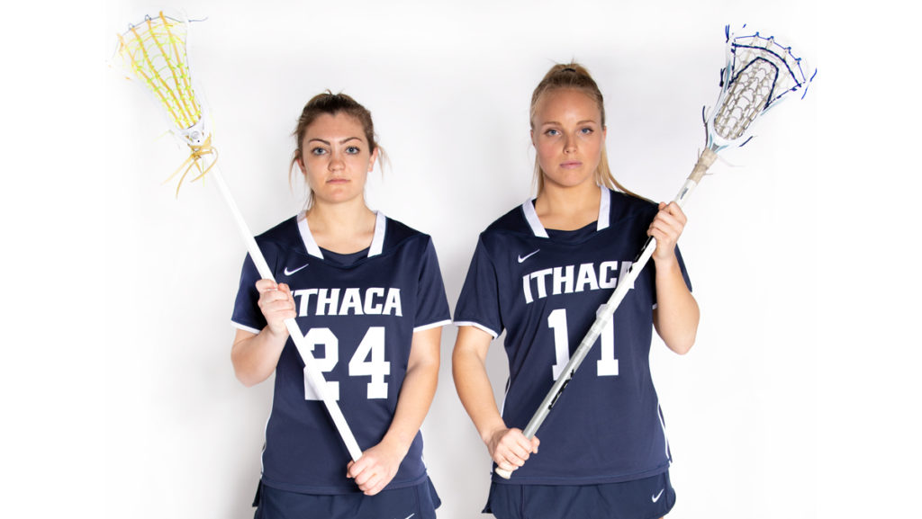 Junior Samantha Marsh and senior Katie Welch will be important factors in the womens lacrosse teams goals for success this season.