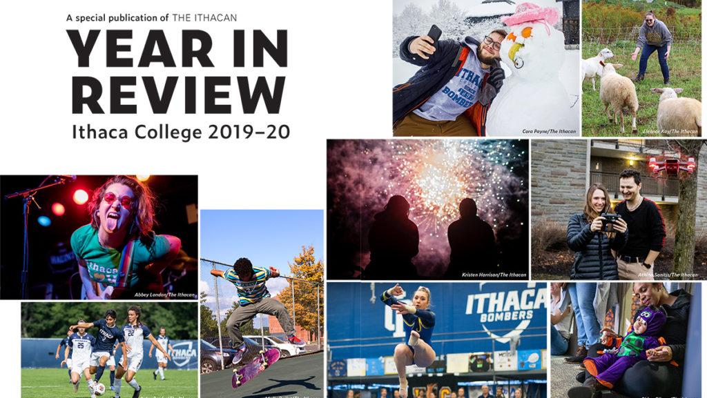 Every year, The Ithacan produces a magazine called Year in Review that highlights stories and photographs that defined the academic year. Under unconventional circumstances, the magazine was finished away from campus and will be physically distributed on campus in October.
