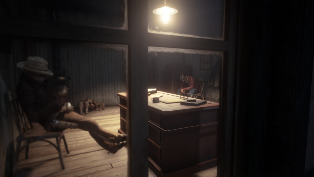 Will Walberg, an Ithaca College cinema and photography major, used photo mode in video games to take photographs with a real-life quality. Photo mode is an aspect of video games that allows players to capture a picture of their adventure. This picture was taken inside “Red Dead Redemption 2,” a single-player western video game.