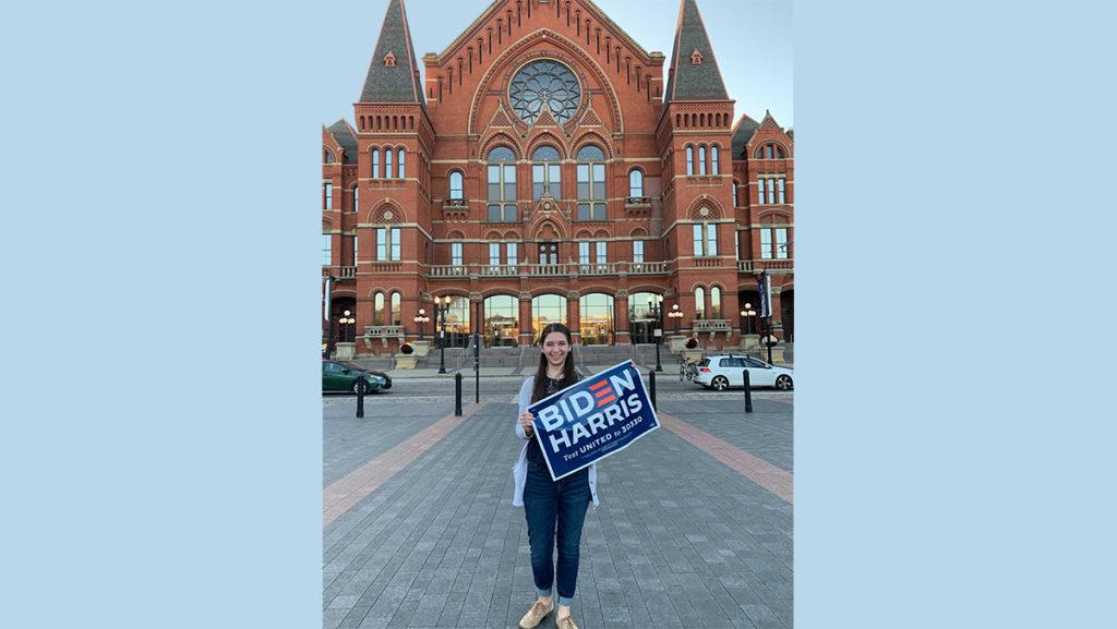 Ithaca College sophomore Lila Weiser writes about voting in her first presidential election and what she hopes to see in the future from U.S. President-elect Joe Biden.