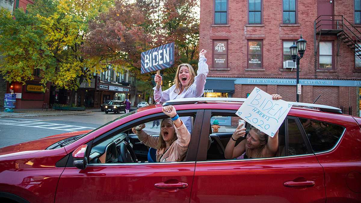 Ithaca community has mixed reactions to Biden’s projected win