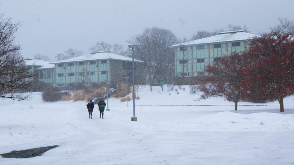 The college sent out an alert Feb. 2, notifying the campus community of the changes. The college said they will continue to review the weather forecast and ongoing conditions.