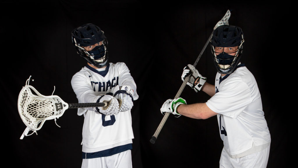Senior Jake Hall-Goldman and sophomore Jake Erickson are ready to lead the mens lacrosse team to the top of a competitive conference.