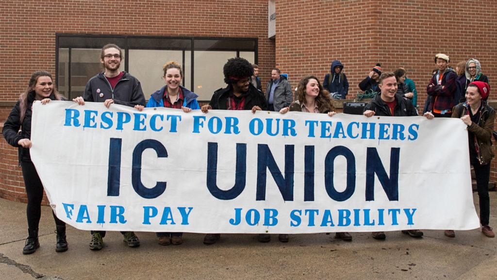 The union is pushing for increased aid and benefits for contingent faculty members who have been impacted by the COVID-19 pandemic or were terminated as a result of the APP.