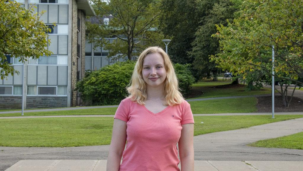 Junior Eleanor Kay discussed the opportunities that come with studying or going abroad. She encourages students to take advantage of the study abroad programs offered at Ithaca College.